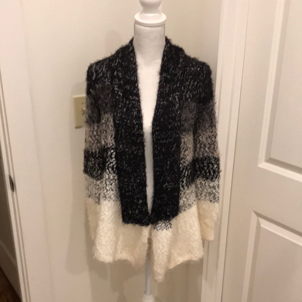 Super soft neutral long cardigan